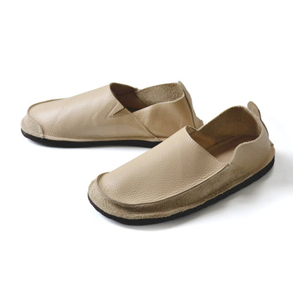 Violet Women's Slip On Round Toe Leather Loafers, view 1