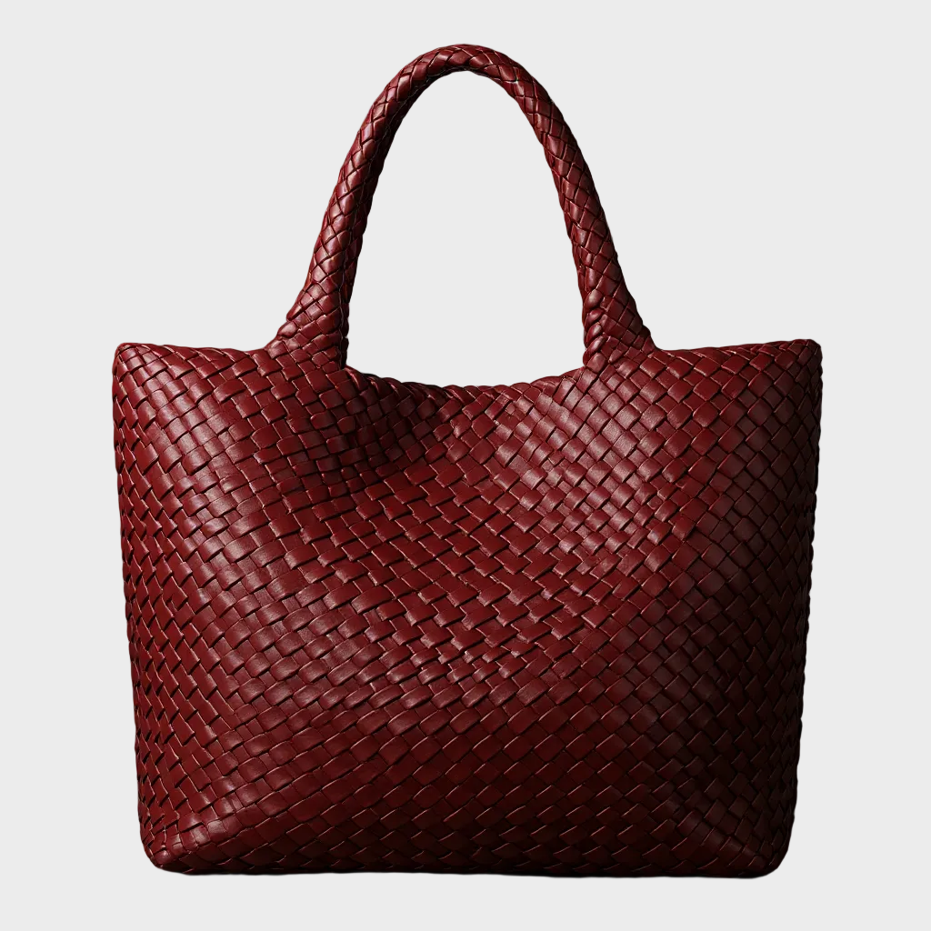 Lana Women's Woven Texture Tote Bag, view 4