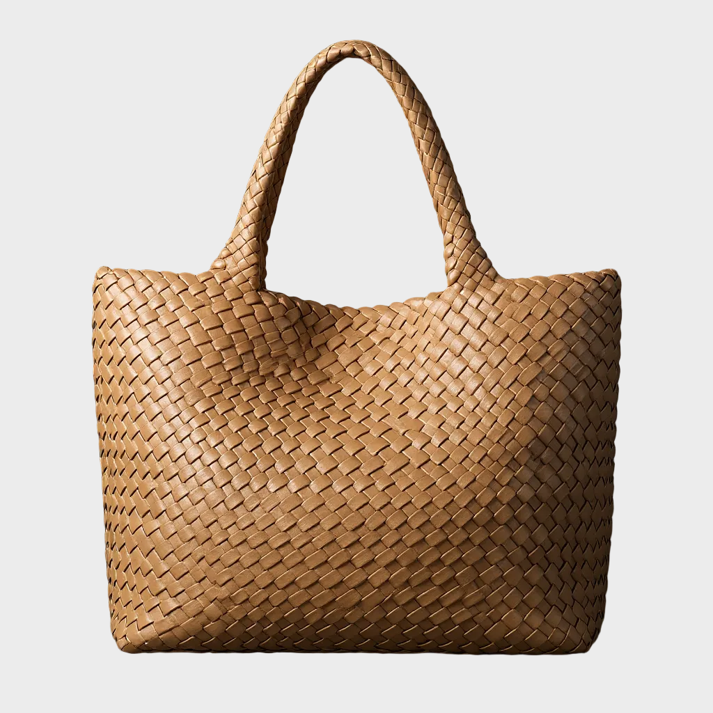 Lana Women's Woven Texture Tote Bag, view 5