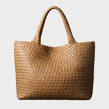 Lana Women's Woven Texture Tote Bag, view 5