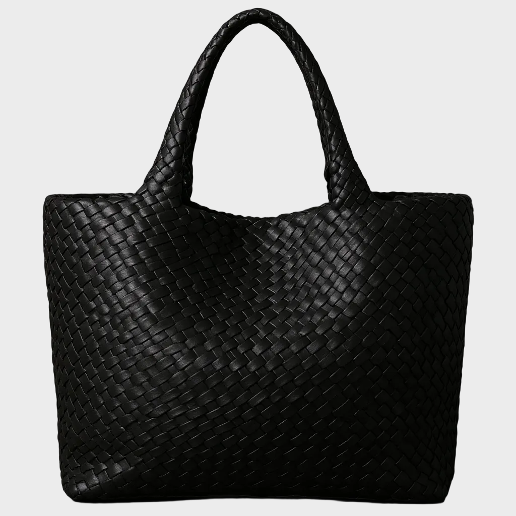 Lana Women's Woven Texture Tote Bag, view 8