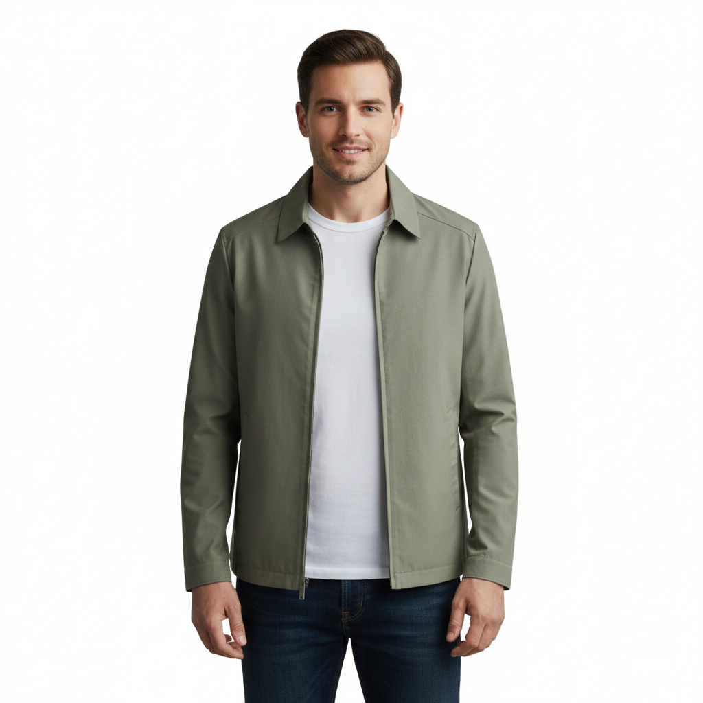 Men's Waterproof Trench Coat with Classic Style