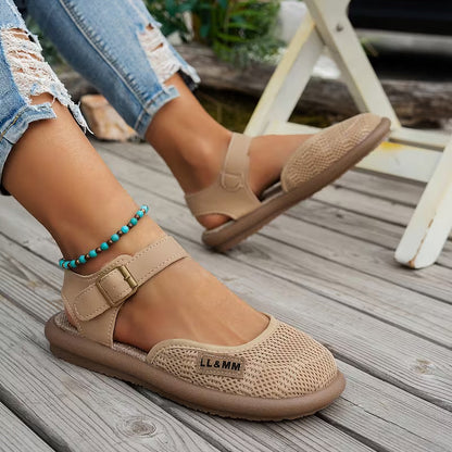 Helena Women's Closed Upper Level Sole Flat Shoes, view 5
