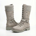 Women's Winter Ankle Boots with Warm Insulation and Zip Closure