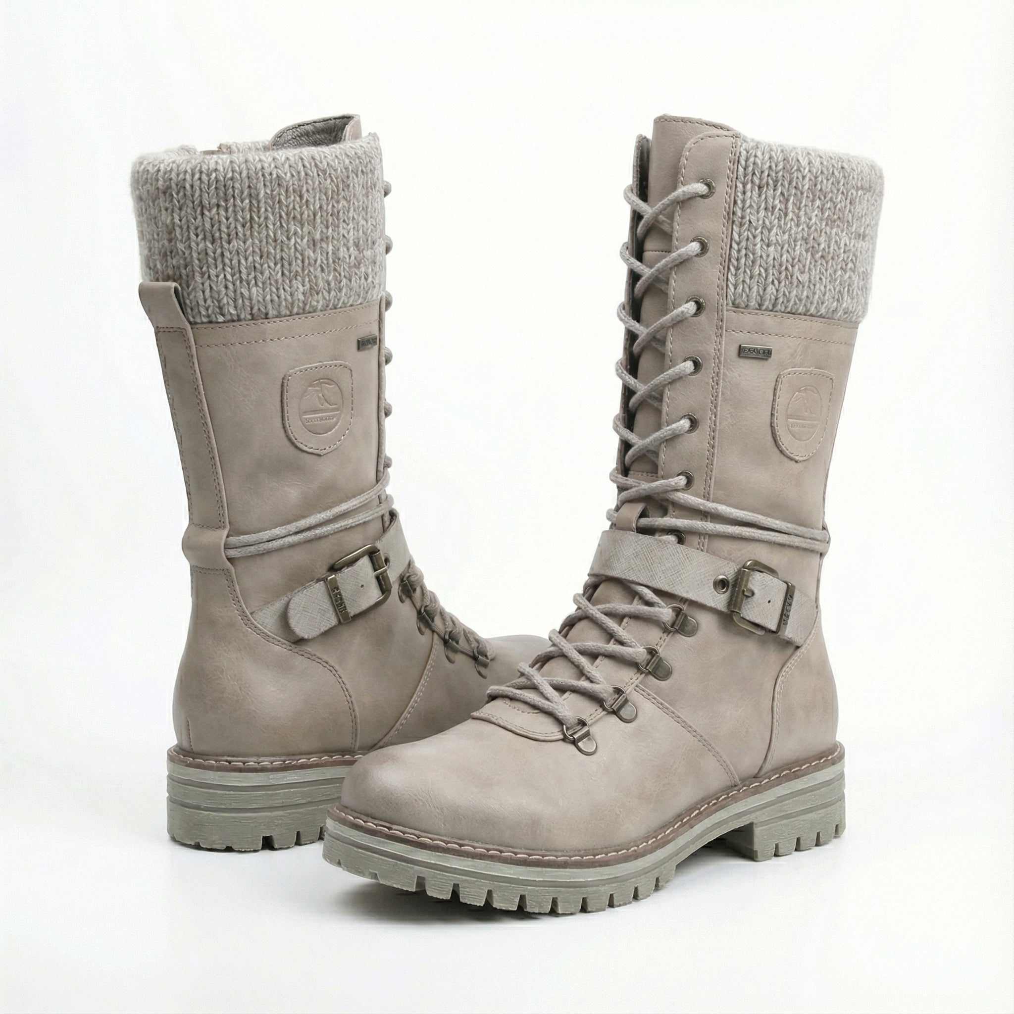 Women's Winter Ankle Boots with Warm Insulation and Zip Closure