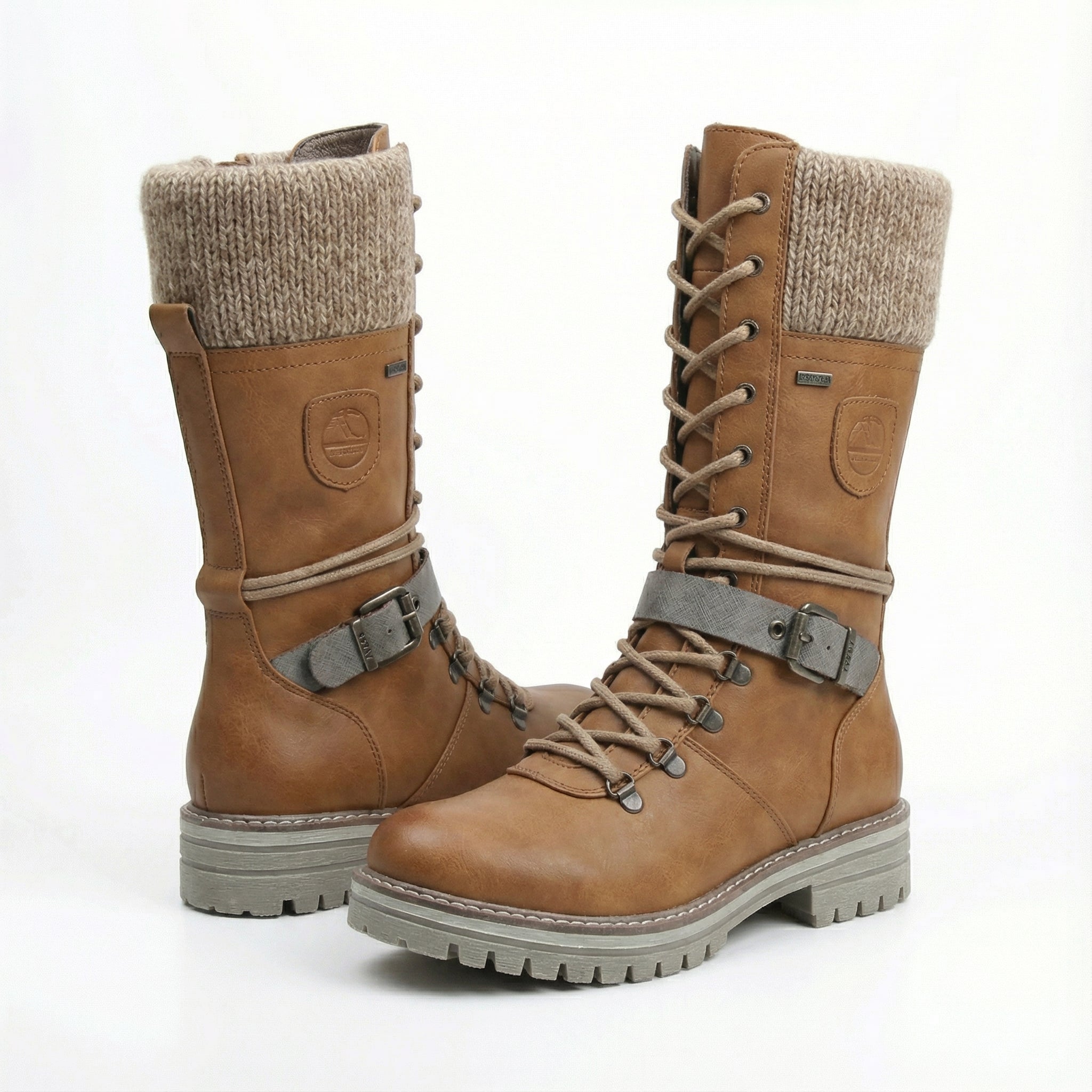 Women's Winter Ankle Boots with Warm Insulation and Zip Closure