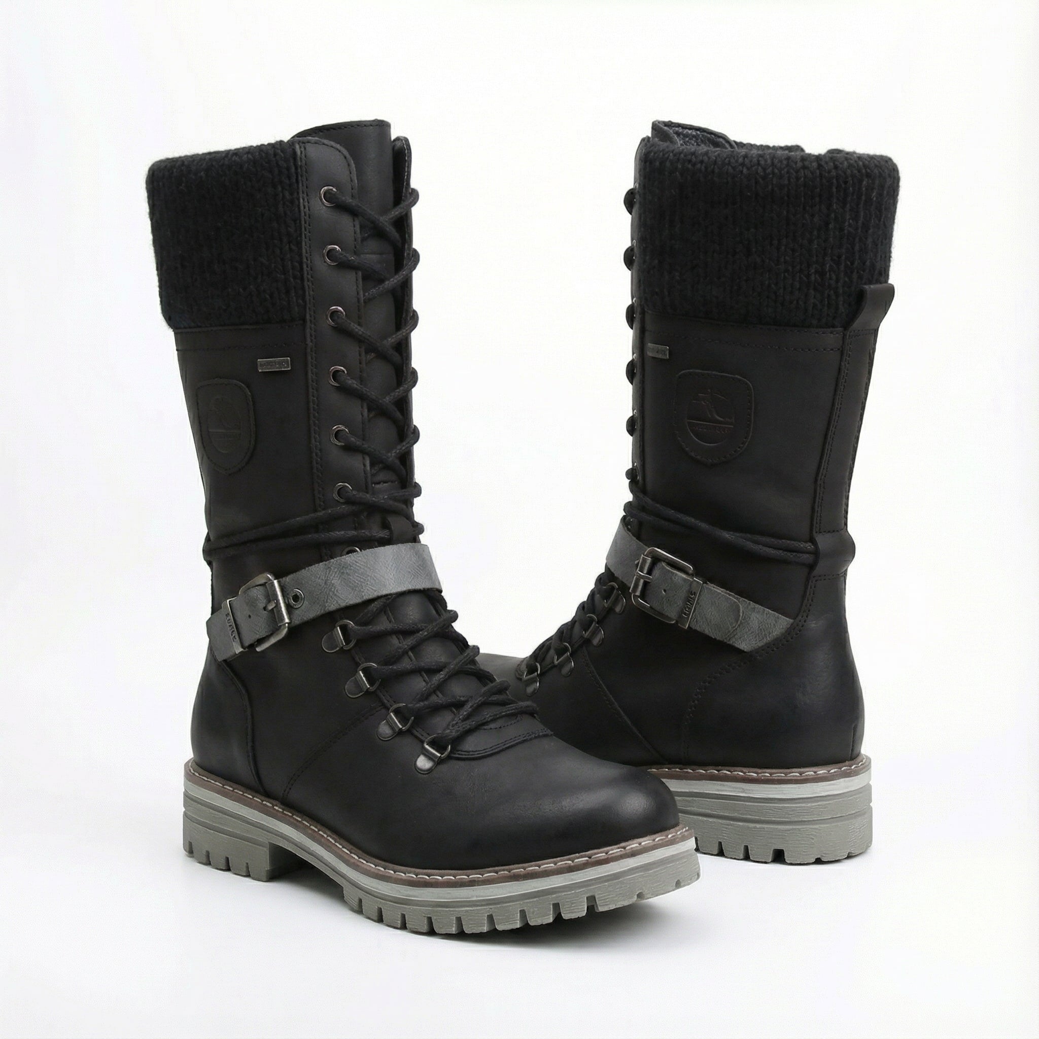 Women's Winter Ankle Boots with Warm Insulation and Zip Closure
