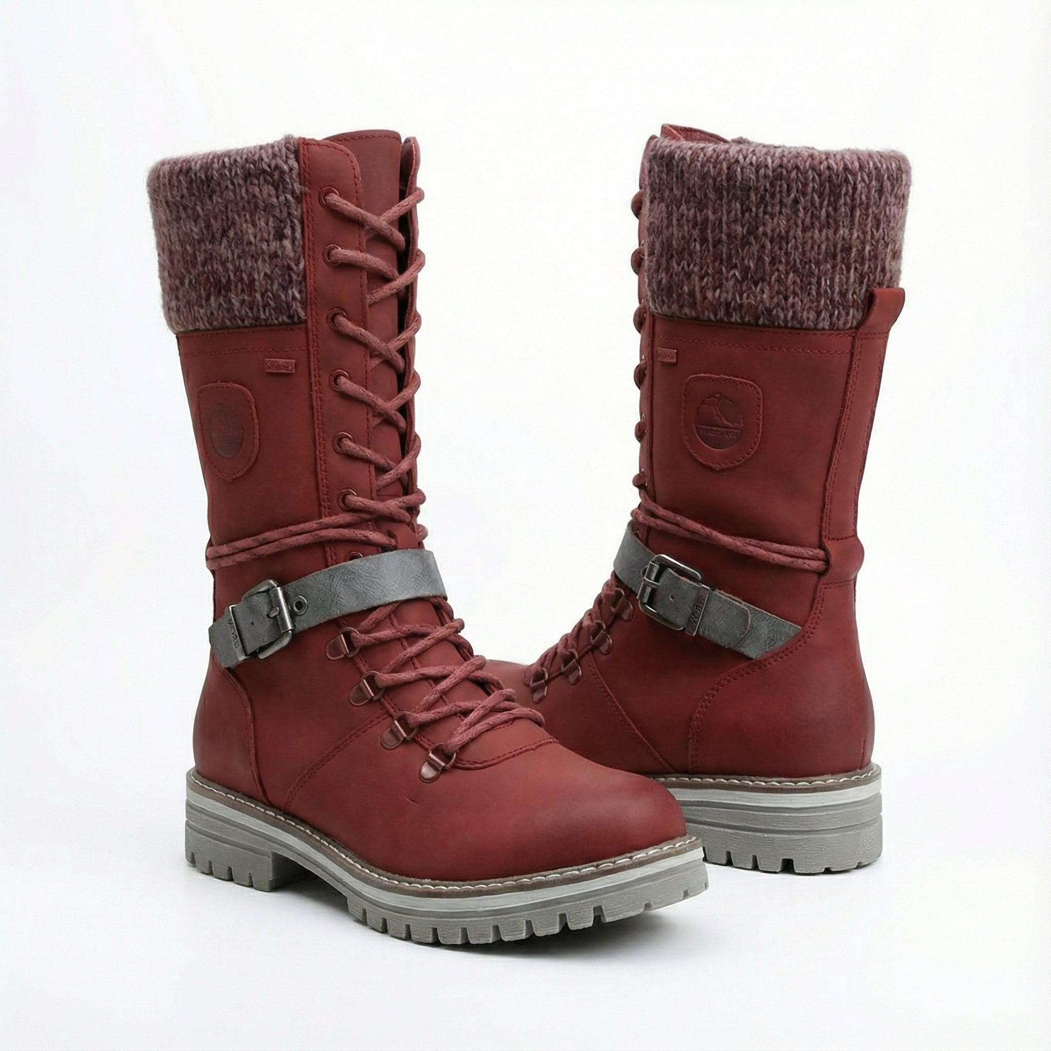Women's Winter Ankle Boots with Warm Insulation and Zip Closure