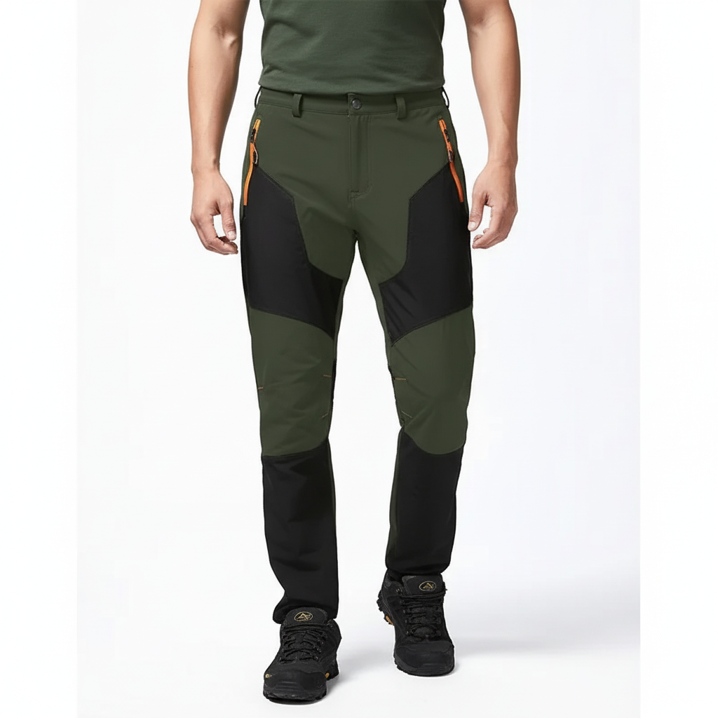 Men's Pants with Waterproof Material and Functional Pockets