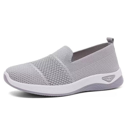 Juliet Women's Slip On Textile Trainers, view 6