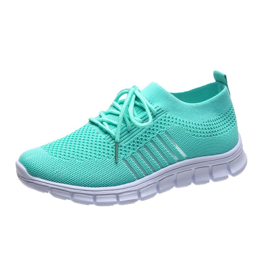 Katrine Women's Mesh Slip On Thick Sole Trainers, view 3