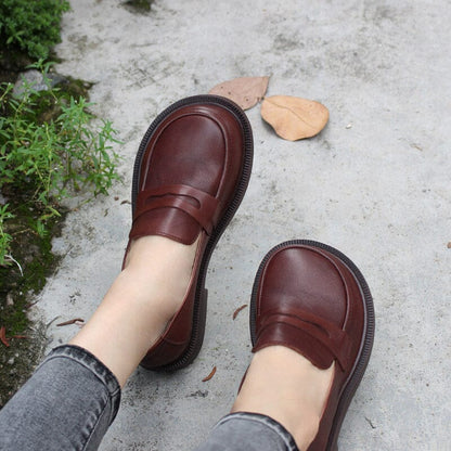 Fay Women's Wide Fit Leather Penny Loafers, view 2