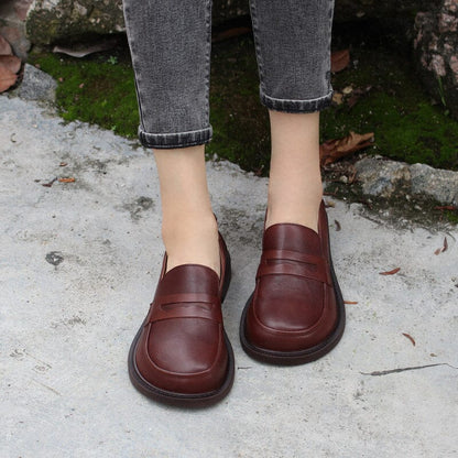 Fay Women's Wide Fit Leather Penny Loafers, view 4