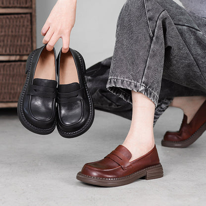 Evie Women's Wide Fit Penny Loafers, view 1