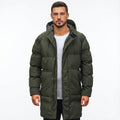 Men's Parka with Insulating Lining and Durable Nylon