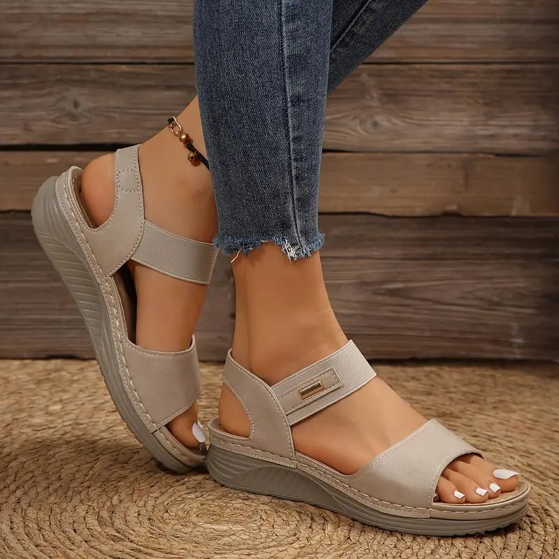 Maeve Women's Adjustable Strap Padded Footbed Sandals, view 4