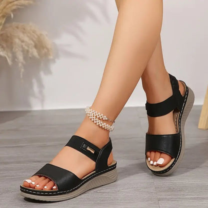 Maeve Women's Adjustable Strap Padded Footbed Sandals, view 7