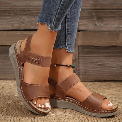 Maeve Women's Adjustable Strap Padded Footbed Sandals, view 8