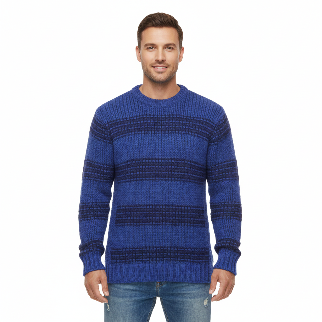Men's Sweater with Thick, Warm Fabric