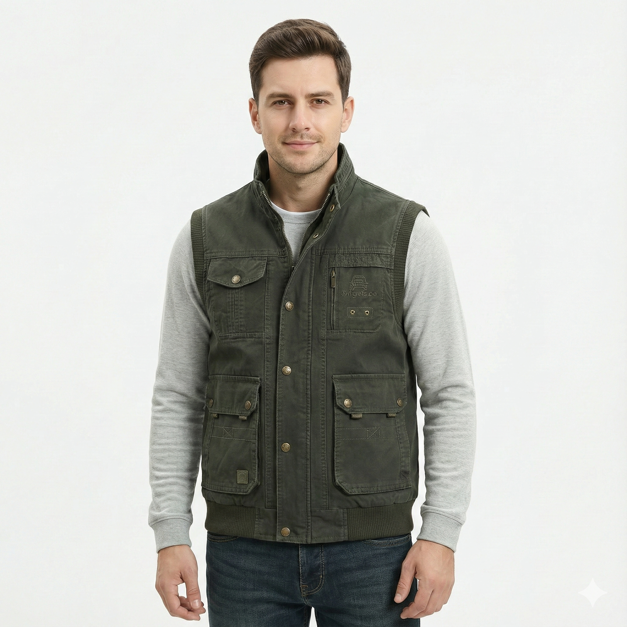 Men's Tactical Jacket with Waterproof and Durable Design