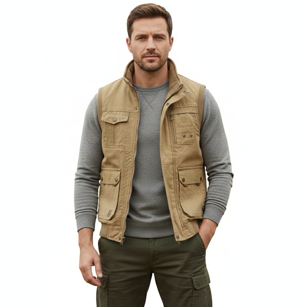 Men's Tactical Jacket with Waterproof and Durable Design