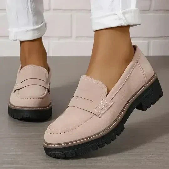 Nadya Women's Suede Slip On Sandals, view 5