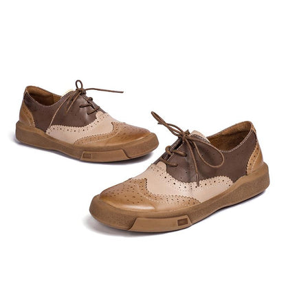Hope Women's Wingtip Brogue Lace Up Oxford Shoes, view 10