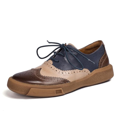 Hope Women's Wingtip Brogue Lace Up Oxford Shoes, view 9