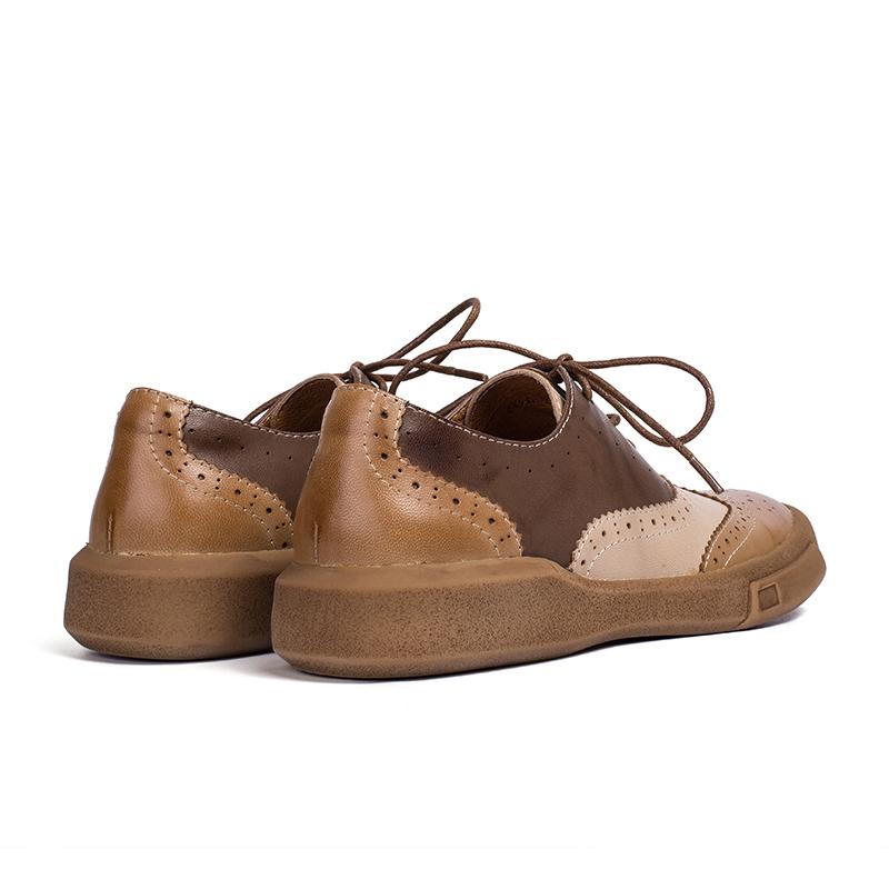 Hope Women's Wingtip Brogue Lace Up Oxford Shoes, view 12