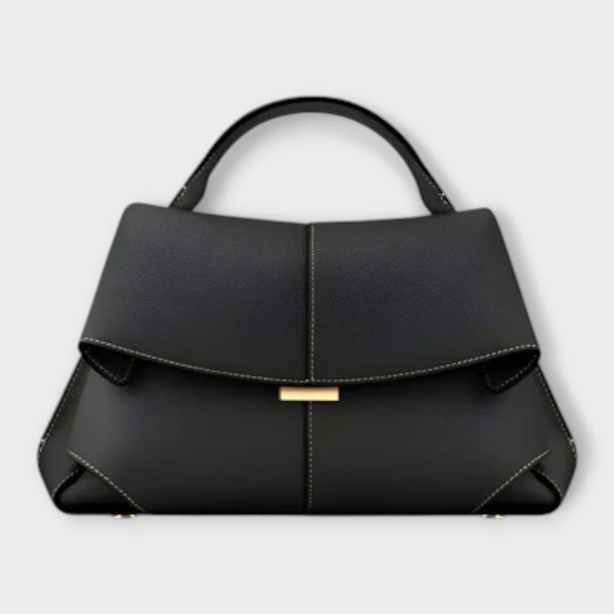 Elan Women's Roll Up Calf Leather Handbag, view 1