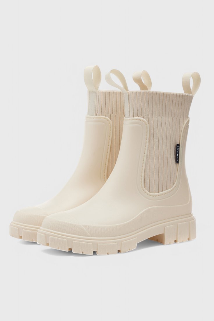 Poppy Women's Ribbed Pull On Chelsea Boots, view 1