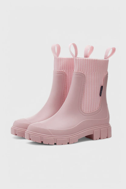 Poppy Women's Ribbed Pull On Chelsea Boots, view 4
