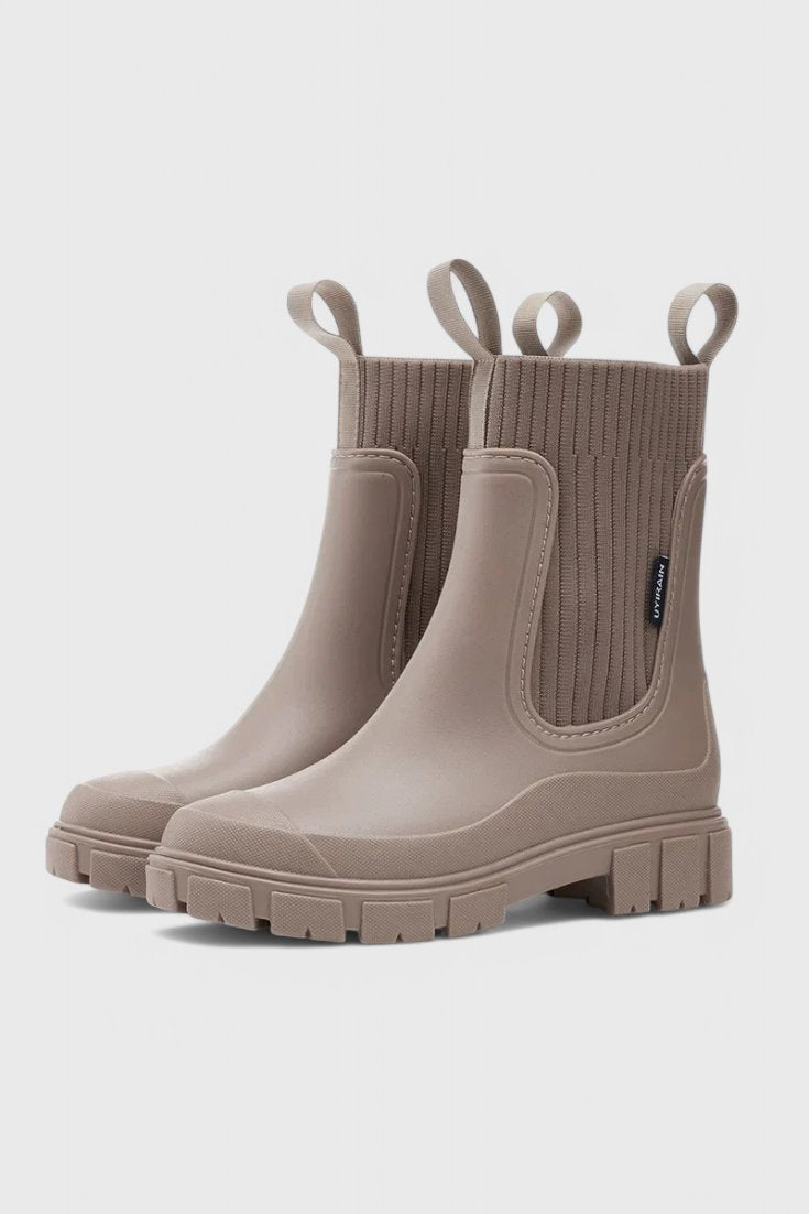 Poppy Women's Ribbed Pull On Chelsea Boots, view 5