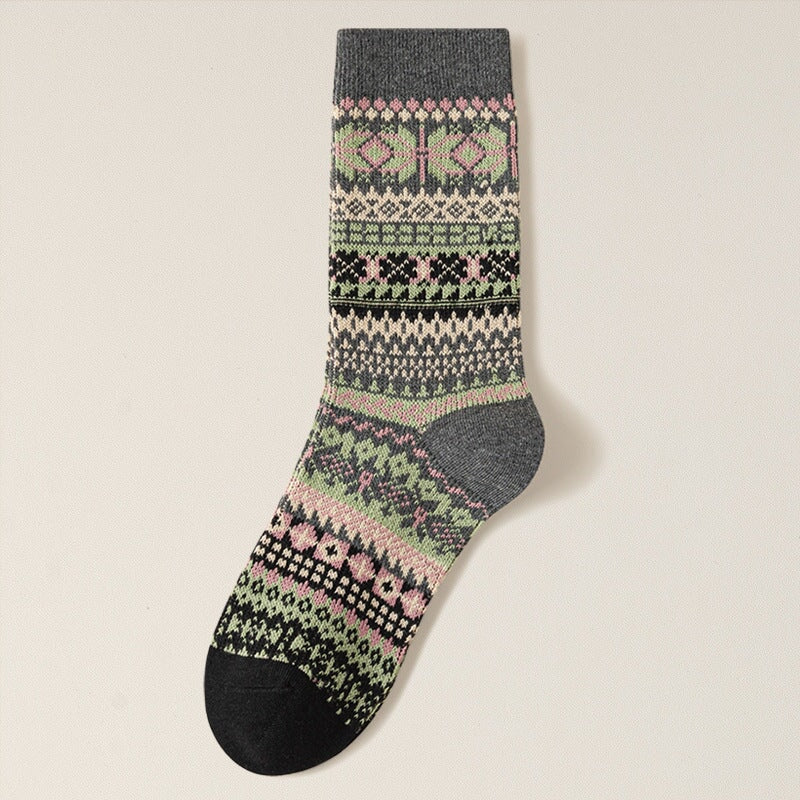Pippa Women's Floral Cotton Blend Slouch Socks, view 13
