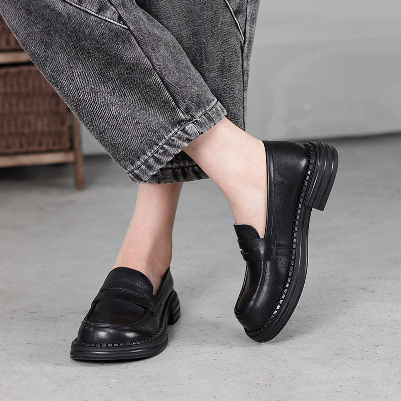 Evie Women's Wide Fit Penny Loafers, view 3