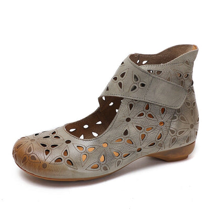 Tilda Women's Cut Out Leather Ankle Boots, view 7
