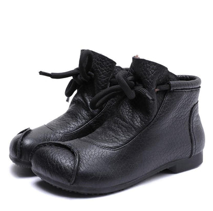 Liv Women's Faded Finish Lace Up Ankle Boots, view 15