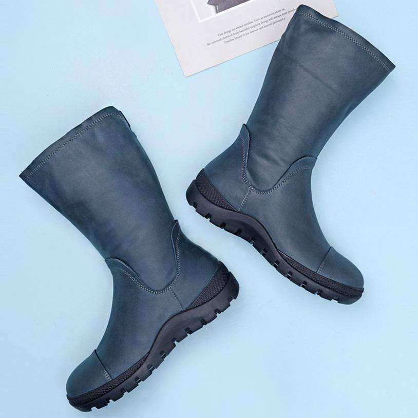Lara Women's Wide Fit Side Zip Mid Calf Boots, view 1