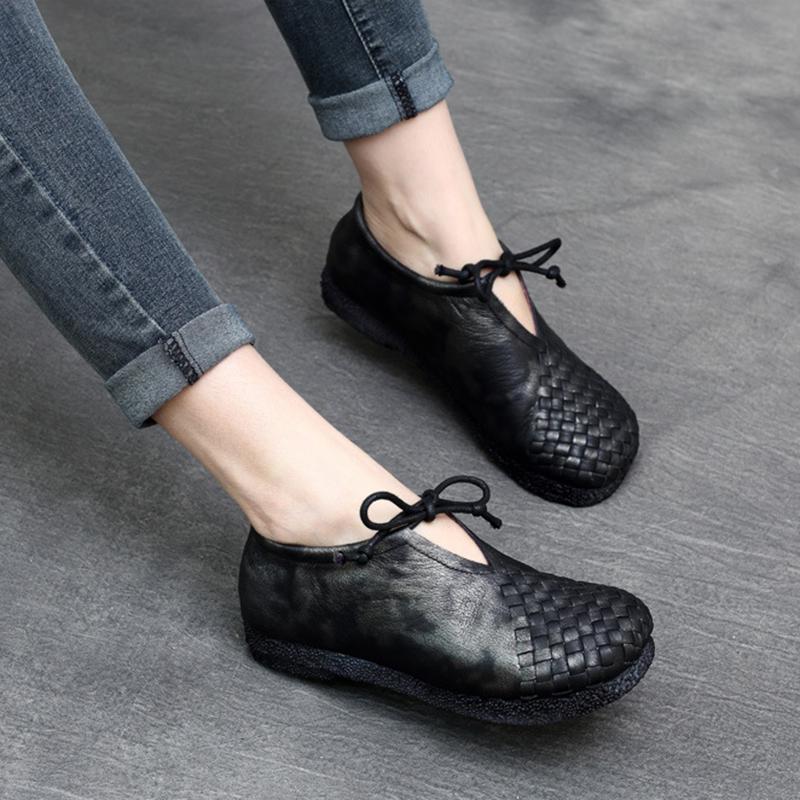 Joan Women's Leather Lace Up Oxford Shoes, view 6
