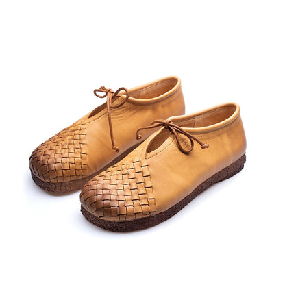 Joan Women's Leather Lace Up Oxford Shoes, view 7