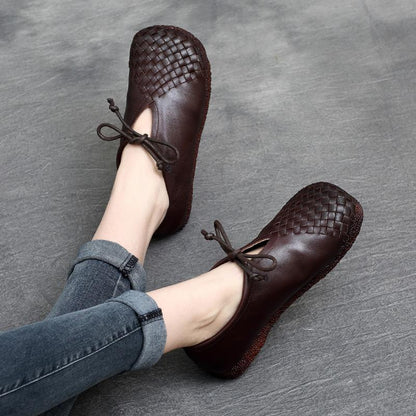 Joan Women's Leather Lace Up Oxford Shoes, view 1