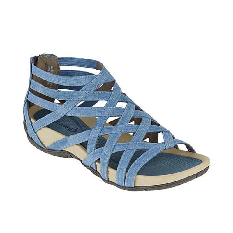 Harriet Women's Adjustable Strappy Flat Sandals, view 2