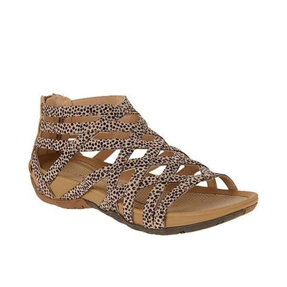 Harriet Women's Adjustable Strappy Flat Sandals, view 4