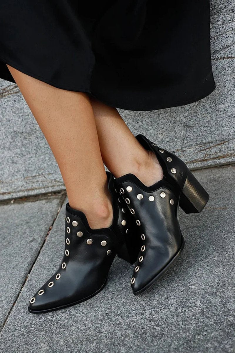 Wren Women's Studded Pointed Toe Ankle Boots, view 1