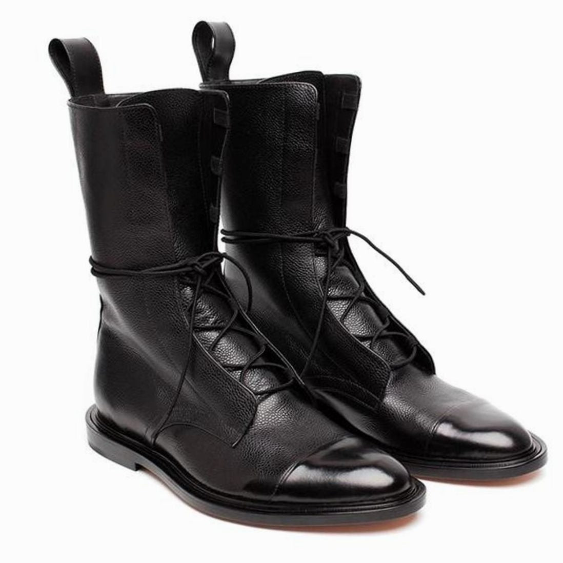 Sadie Women's Leather Lace Up Ankle Boots, view 3