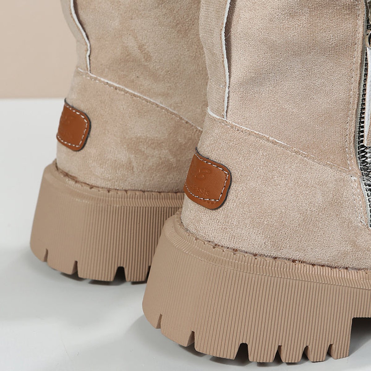 Harriet Women's Fleece Lined Slip On Ankle Boots, view 5