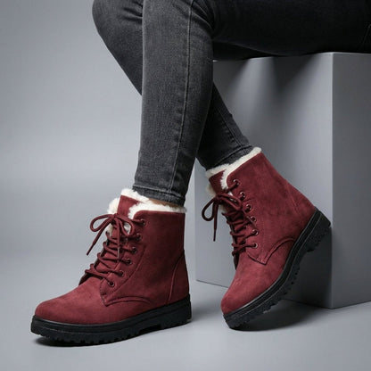 Robyn Women's Faux Fur Lined Lace Up Snow Boots, view 13