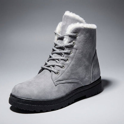 Robyn Women's Faux Fur Lined Lace Up Snow Boots, view 4