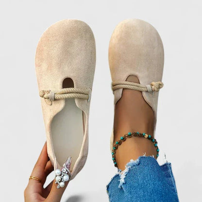 Juno Women's Round Toe Rope Detail Loafers, view 1