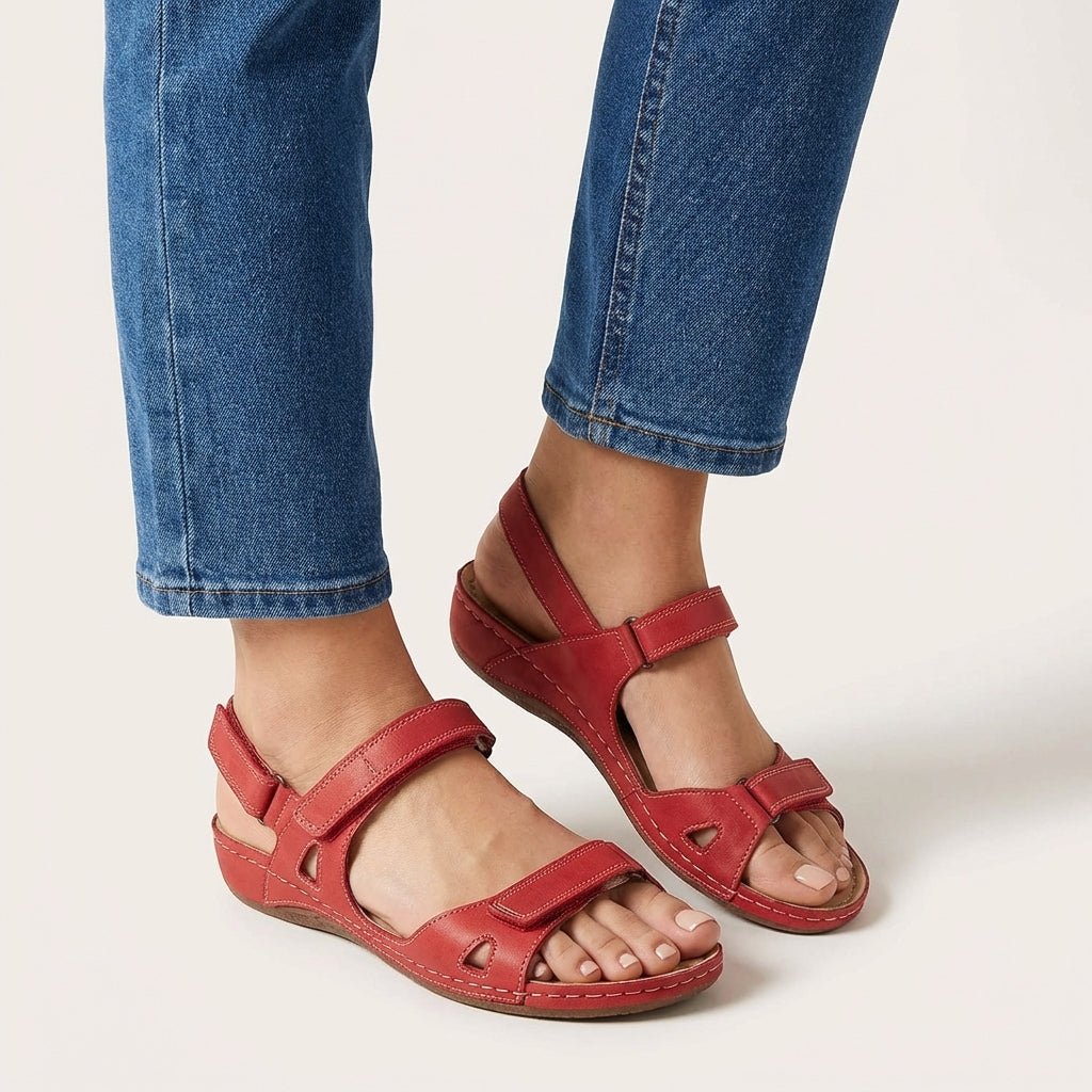 Wren Women's Adjustable Strap Open Toe Sandals, view 4